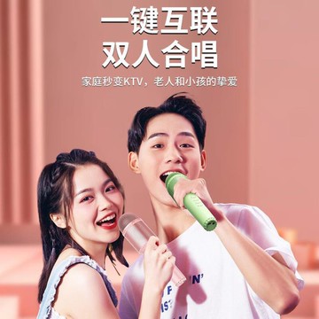 麥克風無線話筒音響一體高音質手持藍牙k歌神器大音量設備 雙11全館免運