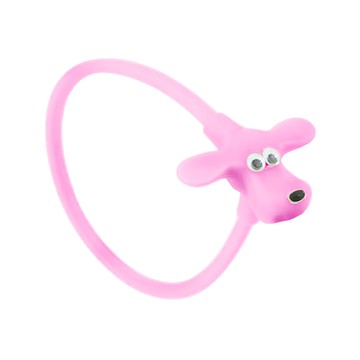 宇宙13號 可愛小狗單車鎖 粉色 造型獨特 輕巧便攜  1個