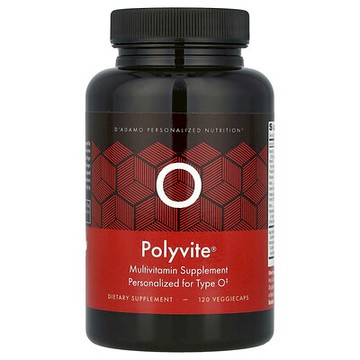D'adamo, Polyvite® O，多維生素補劑，120 粒素食膠囊