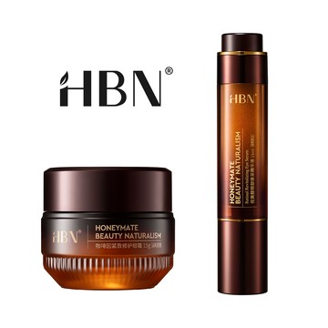 【HBN】早C晚A緊緻亮眼組(咖啡因眼霜高階版15g+雙A眼部精華15ml)