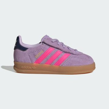 【adidas 愛迪達】 GAZELLE INDOOR 運動休閒鞋 滑板 德訓鞋 復古 嬰幼童鞋 - Originals IH4012