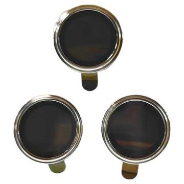 UNIQTOUGH 優尼塔斯 階梯式航太鋁金屬鏡頭環 3個 - PVDSS不鏽鋼材質 高鋁玻璃基材  iPhone15 Pro Max  1組