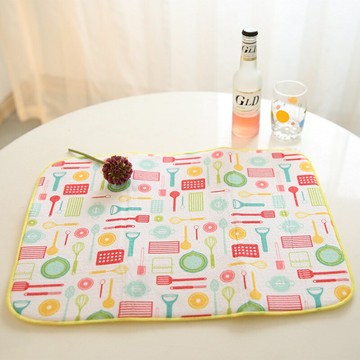 台灣現貨！印花隔熱餐墊 吸水墊 瀝水墊 海綿餐墊｜丹丹悅生活