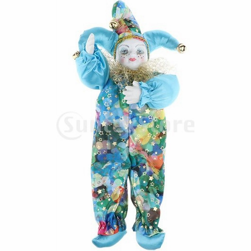 T Tooyful 全8色 ピエロ人形 ヴィンテージ飾り 道化師人形 手作り人形 磁器人形 8 通販 Lineポイント最大0 5 Get Lineショッピング