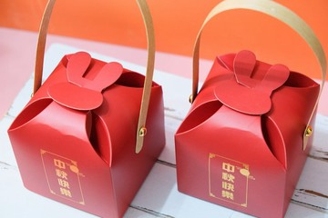 【禾果】手提可愛小兔中秋禮盒(綜合果乾)(4入組)