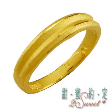 【甜蜜約定】甜蜜純金尾戒-約重0.73錢(FR-S3479)
