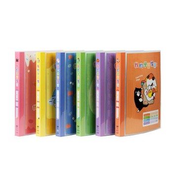 【連勤 LANCHYN】P.P 果凍色 40入學習檔案資料簿A4-12本入/箱 LC-40C