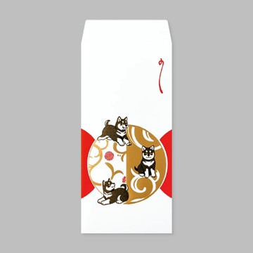 箔祝儀袋 動物吉祥 柴犬