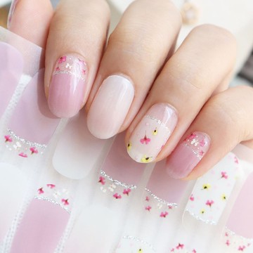 【Lunacaca凝膠指甲貼】C01026 飛花 輕鬆拆除|不傷真甲