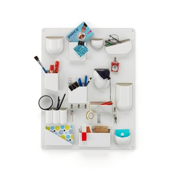 Uten. Silo RE II 雜物牆上收（小、雲朵白）