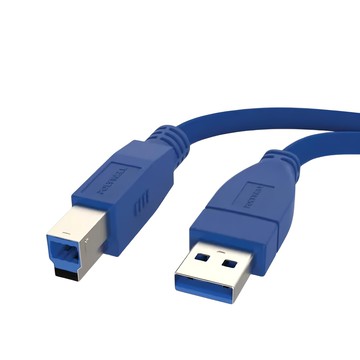 POLYWELL 寶利威爾 USB3.0 A公 To B公高速傳輸線  1m  藍色  1個