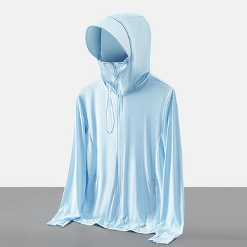 【巴黎精品】防曬外套連帽夾克-冰絲透氣可拆帽檐男女外套11色a1ba10