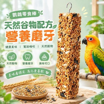 【現貨隔日達】鸚鵡五穀雜糧磨牙棒 玄鳳鳥用磨嘴棒 寵物鳥休閒