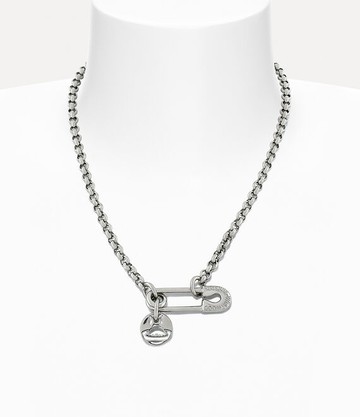 Vivienne Westwood Man Imogene Necklace Silver Men