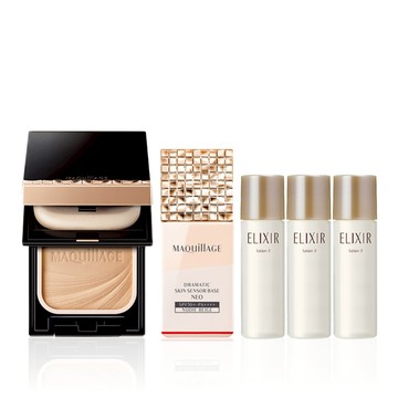 MAQuillAGE 心機彩粧 粧前乳粉餅雙入組(六色任選)