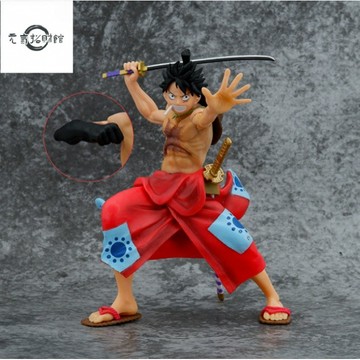 元氣招財 海賊王 和服路飛 和之國 武裝色路飛 模型鵰像擺件手辦批髮代髮