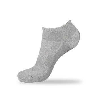 抑菌全氣墊除臭襪-船襪 - M淺灰
