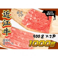 近江牛すき焼き・しゃぶしゃぶ用 計1kg 肩ロース500g ウデ500g 霜降り 赤身 セット