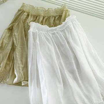 法式一字肩仙氣鎖骨上衣女新款夏氣質純欲風別致長袖天絲襯衫