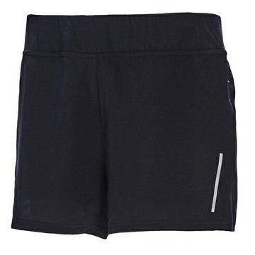 [ WILDLAND 荒野 ] 女 透氣假兩件運動短褲 黑 / 0A71391-54 {M}