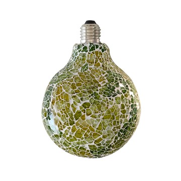 馬賽克5W LED燈泡 青松綠