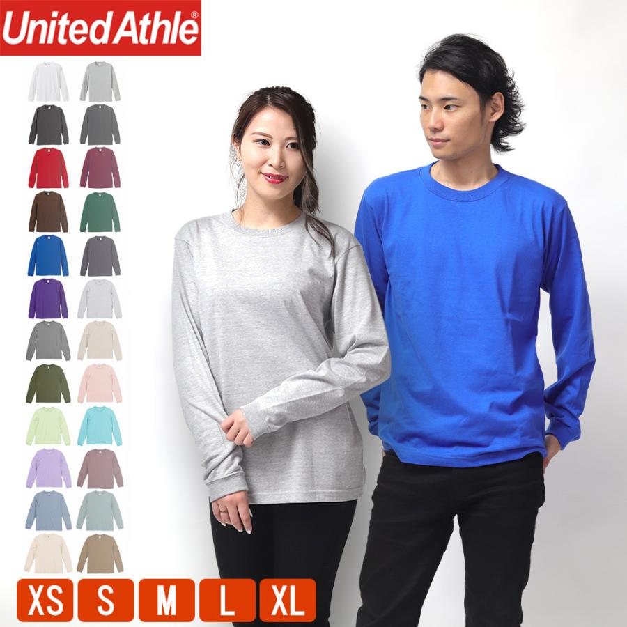 卸し売り購入 長袖tシャツ メンズ ロンt United Athle ユナイテッドアスレ 5.6オンス ロングスリーブＴシャツ 5010-01 男女兼用  ロンティー イベント お揃い ユニフォーム