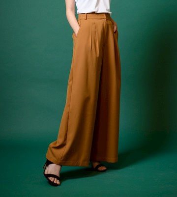 優雅的奇幻旅程寬版長褲 Fantasy journey high waist pants