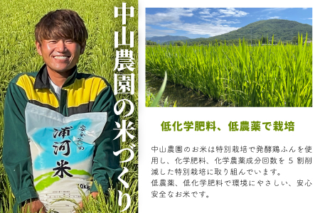 北海道浦河町の特別栽培米「おぼろづき」玄米(10kg×1袋)定期便(全3回)[37-1176]