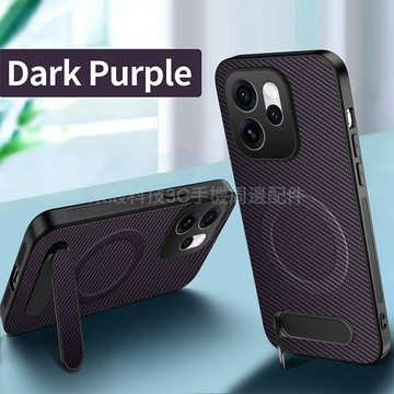 支架碳纖維紋磁吸殼 適用於 OPPO Reno 15 14 13 Pro Max 15F 14F 保護殼 防摔殼 手機殼