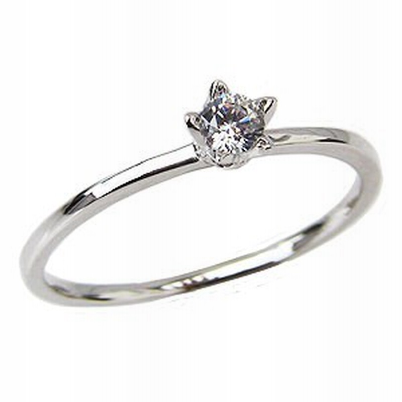 ダイヤモンドリング エンゲージリング 立爪 ダイヤモンド0 15ct 婚約指輪 一粒ダイヤモンド ホワイトゴールド K18wg 指輪 おしゃれ 通販 Lineポイント最大1 0 Get Lineショッピング