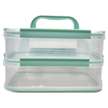 LocknLock 樂扣樂扣 美特樂保鮮盒套裝 帶提手 MTL213HS2M 1.6L  保鮮盒2個  1組