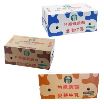 台農保久乳250cc*24入(麥芽保久乳/巧克力保久乳/鮮奶保久乳)三口味任選