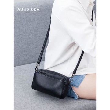 (免運)女士斜挎包小包包2025新款軟皮單肩小挎包時尚真皮手包女手拿包