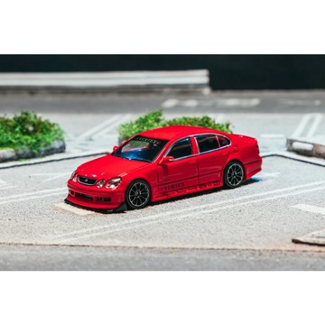 Tarmac 1/64 豐田 VERTEX Toyota Aristo JZS161 Red 附卡包 合金模型車 小車