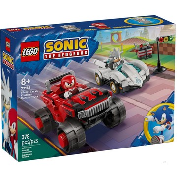 [樂享積木] LEGO 77118 希爾弗的車 vs. 納克的怪獸卡車 音速小子系列