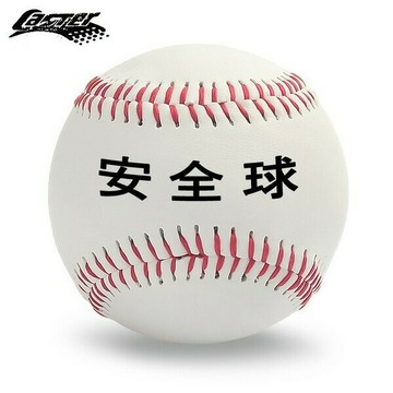 安全縫線棒球 紅線軟式棒球/一個入(定80) 紅線棒球 標準比賽棒球-群【APP滿額下單10%點數(單一帳號最高1500點)】8/31止