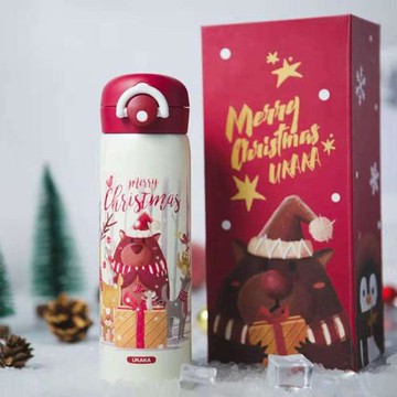 【禮盒】圣誕316不銹鋼保溫水杯女學生高顏值新款網紅生日禮物