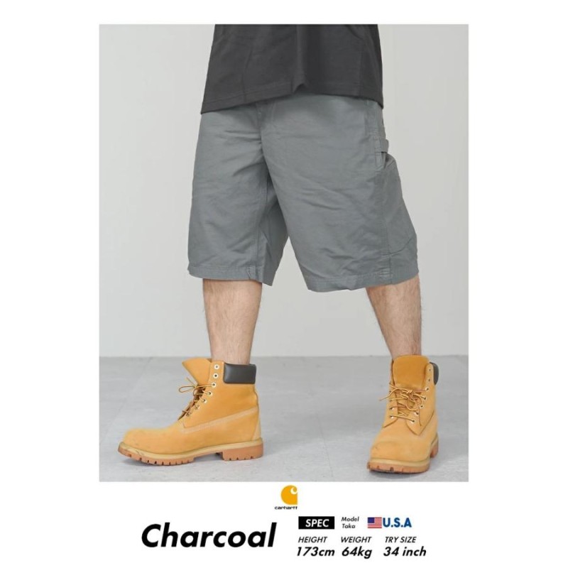 【Men's】美品　Carhartt  キャンバス　ハーフパンツ　サイズ32