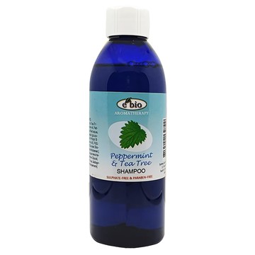 e'bio 去屑洗髮精 略涼配方 茶樹+薄荷  200ml  1瓶