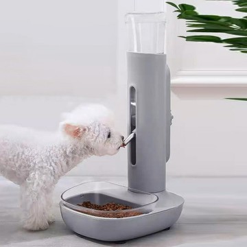 自動餵食器 智能餵食器 定時餵食器 狗狗餵食器 貓咪餵食器狗狗飲水器自動喝水瓶飲水機狗喂水寵物貓咪升降水壺不濕嘴懸掛式