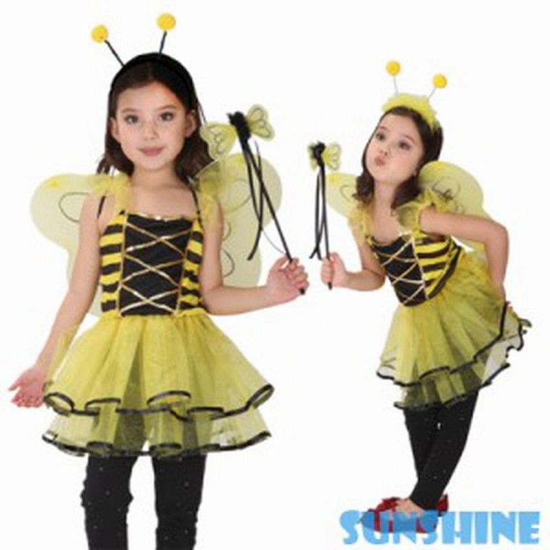 てんとう虫 ハロウィン衣装 仮装 イエロー 子供 妖精 コスプレ カチューシャ 羽根付き 昆虫 姉妹お揃い 100 110 1 130 140 通販 Lineポイント最大5 0 Get Lineショッピング