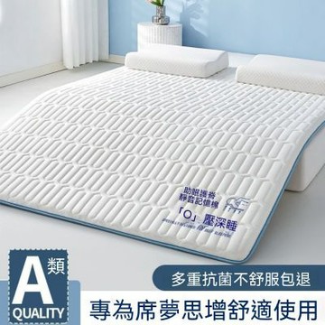 HANACO 床墊 乳膠軟墊 3CM厚+120X200CM 家用褥子鋪底墊 薄款席夢思保護墊 宿舍單人租房專用床墊 雙人床墊
