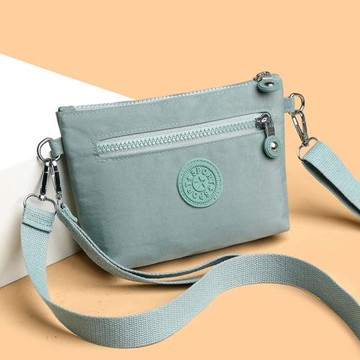 2024春夏斜挎小布包休閑帆布包女簡約手拎斜背包輕百搭手機包迷你