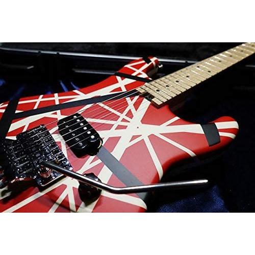 EVH Striped Series 5150 Red, Black White Stripes