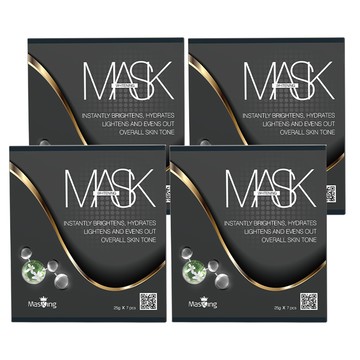 MasKing 膜靚 美白冰肌面膜 亮白嫩潤 淡化均勻膚色  28片  1盒
