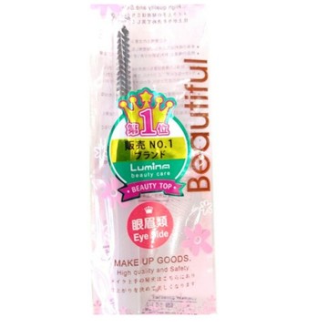 【出清新品】100_Lumina露蜜可折疊眉梳睫毛刷 白色 眉毛梳 睫毛刷 二合一美妝工具  1組