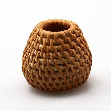 壺蓋托 蓋置 茶 壺托 藤編 竹編 壺蓋配件 日本鐵壺專用 山山竹木