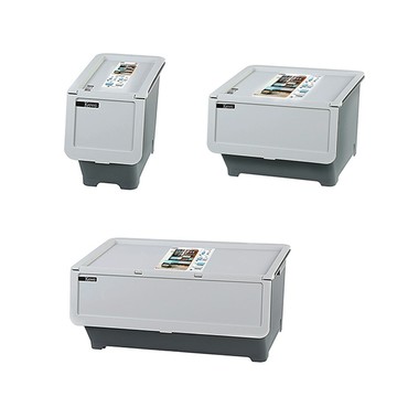 真心良品  keyway荷里希直取式小資組收納箱(16l+38l+58l)-三款各1入