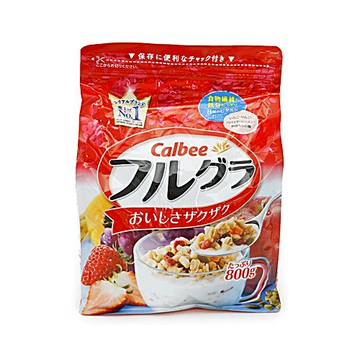 Calbee卡樂比 水果麥片 800g×6個