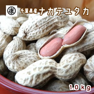 令和5年産 千葉県産落花生 ナカテユタカ 殻付き 1.0kg(500ｇ×2袋)　お中元　お歳暮